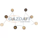   GLOBO 29958-10 VENUTO LEDES ÉGŐSOR , 10x LED 0,03W , pamut / fém / műanyag