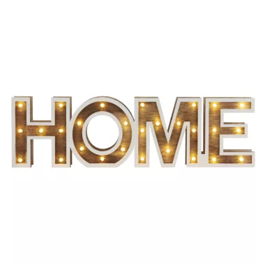 GLOBO 29975 Dekorációs asztali lámpa, 28x LED 0,06W, fa/ műanyag