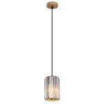   GLOBO 30220146 RUN függeszték 60W 230V IP20 1xE27 fa hatású d=135 mm