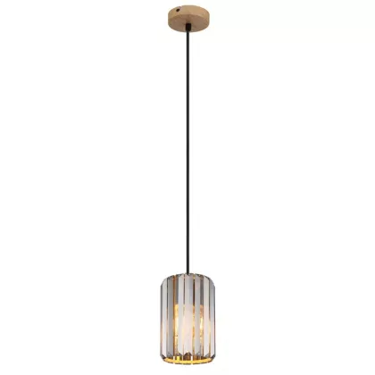   GLOBO 30220146 RUN függeszték 60W 230V IP20 1xE27 fa hatású d=135 mm