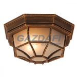   GLOBO 31213 PERSEUS Kültéri fali lámpa, 60W, E27, alumínium-fekete arany, üveg