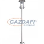   GLOBO 3154 MIAMI Kültéri álló lámpa, 60W, E27, rozsdamentes acél, PC-átlátszó