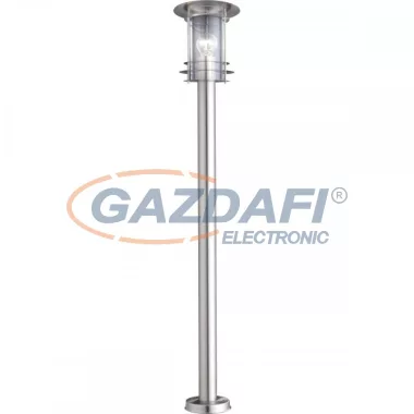 GLOBO 3154 MIAMI Kültéri álló lámpa, 60W, E27, rozsdamentes acél, PC-átlátszó