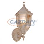   GLOBO 31720 NYX I Kültéri fali lámpa, 60W, E27, alumínium-fehér arany, üveg