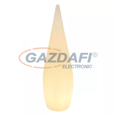 GLOBO 31771 VASCON Kültéri műanyag csepp alakú opál lámpa. IP67, Ø:370, H:1200, exkl. 1xE27 30W 230V