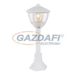   GLOBO 31992 NOLLO Kültéri állólámpa fehér alumínium, műanyag búrával. IP44, LxBxH:175x175x500, exkl. 1xE27 40W 230V