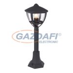   GLOBO 31997 NOLLO Kültéri állólámpa alumínium antracit szürke, műanyag búrával. IP44, LxBxH:175x175x500, exkl. 1xE27 40W 230V