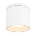   GLOBO 32063W ALCALA Kültéri lámpa alumínium fehérszínű, üveg búrával. IP44, Ø:107, H:94, exkl. 1xGX53 7W 230V