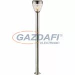   GLOBO 32253 MONTE Kültéri LED állólámpa, LED 8W, 3000 K, 700 Lm, rozsdamentes acél, műanyag