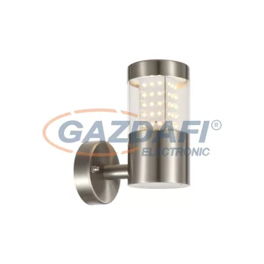 GLOBO 34014 DEVIAN Kültéri fali lámpa, LED 11W, 3000 K, 750 Lm, rozsdamentes acél, műanyag GLOBO 34014 DEVIAN Kültéri fali lámpa, LED 11W, 3000 K, 750 Lm, rozsdamentes acél, műanyag