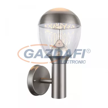 GLOBO 34250 Callisto kültéri falilámpa, LED 11W, 3000 K, 750 Lm, rozsdamentes acél, műanyag GLOBO 34250 Callisto kültéri falilámpa, LED 11W, 3000 K, 750 Lm, rozsdamentes acél, műanyag