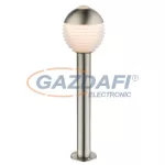   GLOBO 34287 ALERIO Kültéri Állólámpa, LED 11W, 750 / 160 Lm, 3000 K, rozsdamentes acél, műanyag