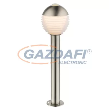 GLOBO 34287 ALERIO Kültéri Állólámpa, LED 11W, 750 / 160 Lm, 3000 K, rozsdamentes acél, műanyag
