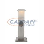   GLOBO 37003-2 Pietra I kültéri álló lámpa, 40W / max. 3680W, E14, 16A, 230V, rozsdamentes acél, műanyag