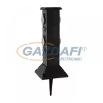   GLOBO 37004-4 Pietra I kültéri négy dugaljas oszlop , 3680W , 16A , 230V, fém, műanyag