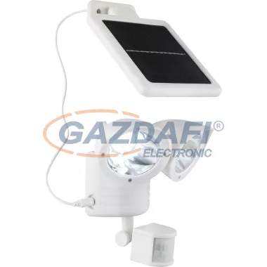GLOBO 3723S SOLAR Napelemes kültéri mozgásérzékelő , 22x LED 0,06W , 7500 K , 120 Lm , műanyag