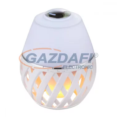 GLOBO 39903 STREAM Asztali lámpa, LED 2W ~1800K, RGB LED 1,5W, légnyomás: 8W, műanyag, króm