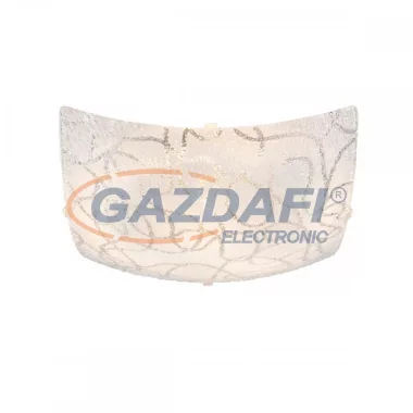 GLOBO 40000 Calimero Fali lámpa, E27, ILLU, 60W, fém fehér, üveg, műanyag