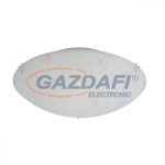   GLOBO 40400-1 BIKE Mennyezeti lámpa, E27, ILLU, 60W, 230V, nikkel matt, fém fehér, üveg