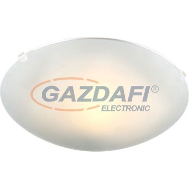 GLOBO 40989-60 Buque Mennyezeti lámpa, E27, ILLU, 40W, fém fehér, üveg, műanyag