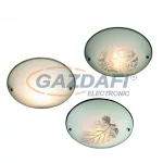   GLOBO 40990-18 Buque Mennyezeti lámpa, E27, ILLU, 60W, fém fehér, üveg, króm