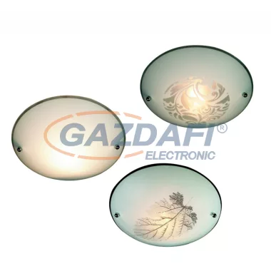 GLOBO 40990-18 Buque Mennyezeti lámpa, E27, ILLU, 60W, fém fehér, üveg, króm