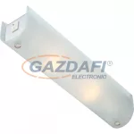 GLOBO 4101 LINE Fali lámpa, 40W, E14, 230V, króm, üveg