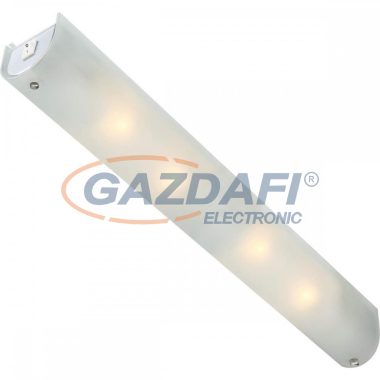 GLOBO 4102 LINE Fali lámpa, 40W, E14, 230V, króm, üveg