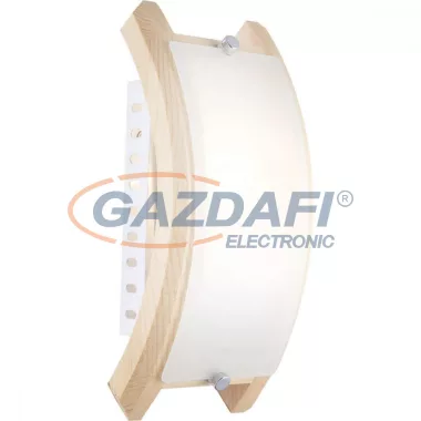 GLOBO 41308 ADMIRAL Fali lámpa, E14, 40W, króm, fém fehér, üveg, faipari