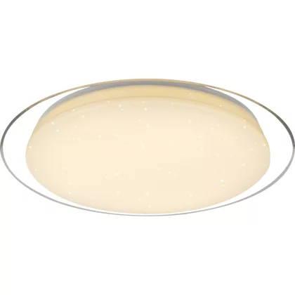   GLOBO 41310-30 Optima Mennyezeti lámpa, 30W, 6500 K, 2600 Lm, fém fehér, akril, szikra dekor