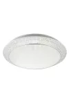 GLOBO 41314-40 Ronja Mennyezeti lámpa, 40W, 6000 K, 2090 Lm, fém fehér, akril, akril kristály, króm