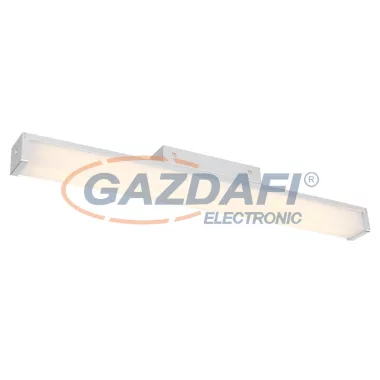 GLOBO 41502-12 TIFFO Falikar króm, opál akril búrával. IP44, BxH:620x50, AL:70, inkl. 1xLED 12W 230V, 840lm, 4000K