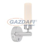   GLOBO 41504 TASSA Falikar króm, akril opál búrával. IP44, BxH:115x250, AL:100, inkl. 1xLED 4W 230V, 340lm, 4000K