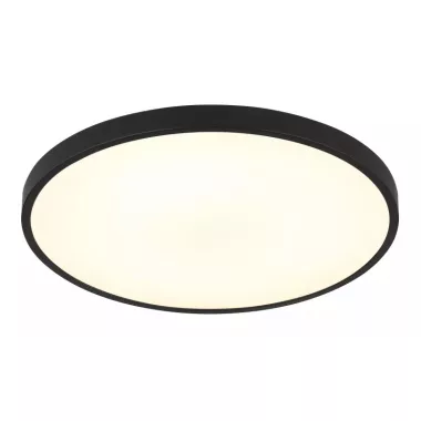 GLOBO 41566-15S NIELSEN LED mennyezeti lámpa 15W 230V IP20 1xLED fekete d=230 mm 650lm 4000K