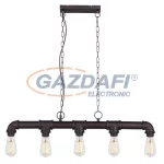   GLOBO 43000H BAYUDA Függeszték , 60W , 5x E27 , fém fekete , arany