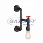   GLOBO 43000W1 BAYUDA Fali lámpa, 60W, E27, fém fekete arany lencsével