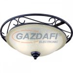   GLOBO 4413-2 RUSTICA II Mennyezeti lámpa, 60W, E27, 230V, fém, üveg