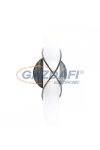 GLOBO 44137-1 RANIA Fali lámpa, 40W, E14, fém fekete-arany lencse, üveg