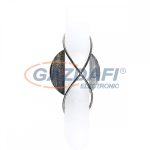   GLOBO 44137-1 RANIA Fali lámpa, 40W, E14, fém fekete-arany lencse, üveg