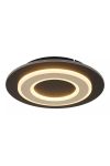 GLOBO 48032A-24 JAYDEN LED mennyezeti lámpa 24W 230V IP20 1xLED fekete d=320 mm 710lm 3000K