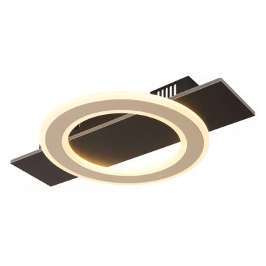 GLOBO 48034A-18 JAYDEN LED mennyezeti lámpa 18W 230V IP20 1xLED fekete HxSzxM=440x290x52mm 1000lm 3000K