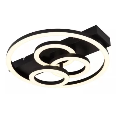 GLOBO 48040-40 DARRYL I LED mennyezeti lámpa 40W 230V IP20 1xLED fekete HxSzxM=350x330x88mm 2380lm