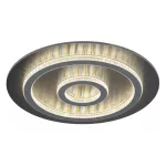   GLOBO 48042-40A JAYDEN LED mennyezeti lámpa 40W 230V IP20 1xLED fekete d=450 mm 1300lm