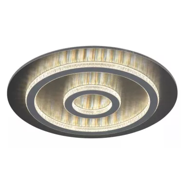 GLOBO 48042-40A JAYDEN LED mennyezeti lámpa 40W 230V IP20 1xLED fekete d=450 mm 1300lm