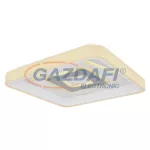   GLOBO 48270-55 PESARO Mennyezeti lámpa fém fehér alaplap, akril opál búrával. Memória, fényerőszabályzó, színhőmérsékletváltó, éjszakai fény funkciókkal. HxSZxM555x555x95, inkl. 1xLED 55W 230V, 320-3900lm, CCT 3.000-6.000