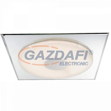 GLOBO 48355 Atreju Mennyezeti lámpa, 18W, 6000 K, 1200 Lm, fém fehér, króm, tükör, akril, szikra dekor