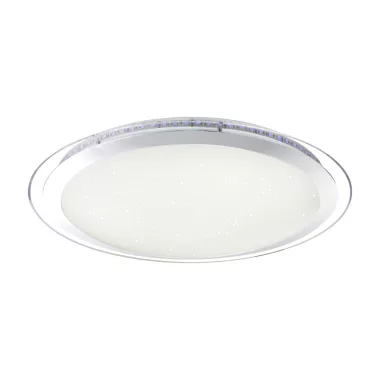 GLOBO 48365-60 Nicole Mennyezeti lámpa, 60W, 6000 K, 3300 Lm, fém fehér, műanyag, akril, szikra dekor