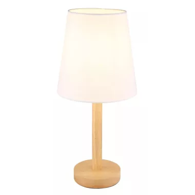 GLOBO 50100146 JORIS asztali lámpa 25W 230V IP20 1xE14 fa hatású d=200 mm