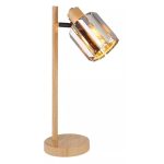   GLOBO 50220146 RUN asztali lámpa 40W 230V IP20 1xE14 fa hatású HxSzxM=150x130x400mm