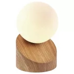   GLOBO 50300146 ALISA LED asztali lámpa 3W 230V IP20 1xG9 LED fa hatású d=100 mm 275lm 3000K